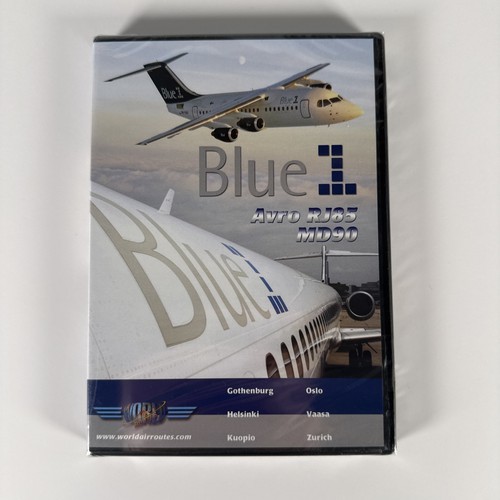 Blue avro rj85 md90 just - 1,