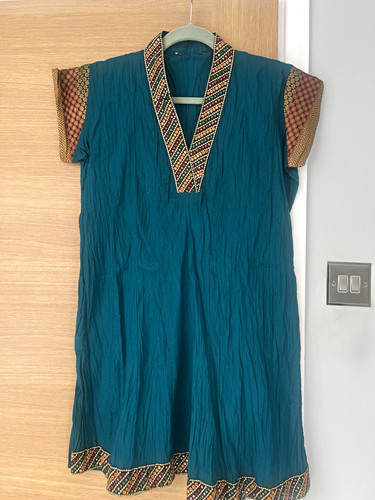 Women turquoise embroidered - turquoise,