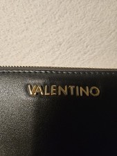 Ladies Valentino Purse Black Leather