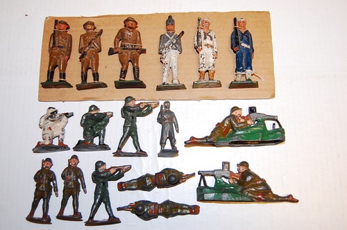 Lot old fully - lot, plastic
