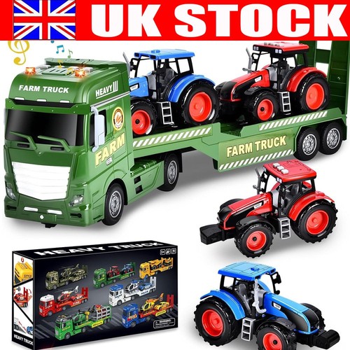Large farm tractor with - tractor,