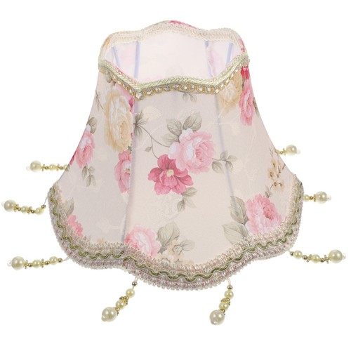 Cloth lamp shade retro fringe - shade,