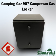 Metal Gas Box Kit for 907 904 Camping Gaz, Truma Regulator Locker