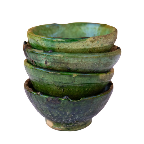 Small tamegroute pottery bowl - small,