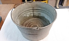 vintage Galvanized Bucket Pail
