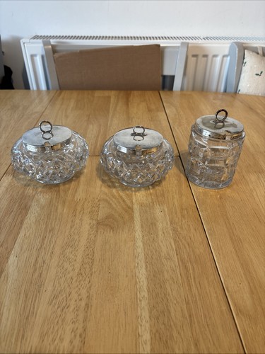 Set glass preserve pots - glass, &