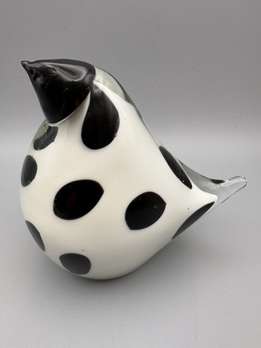 Vintage art glass black - black, &