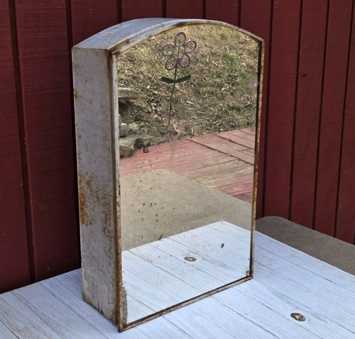 Vintage metal wall medicine - vintage,