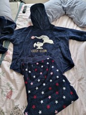 M @ S SNOOPY FLEECY PYJAMAS SIZE XL 