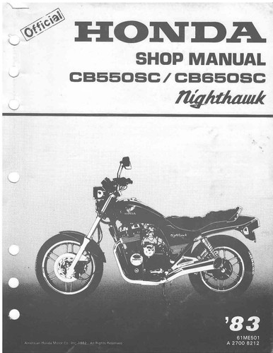1983 honda cb550sc - 1983, cb650sc