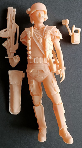 Hicks aliens resin figure - hicks,