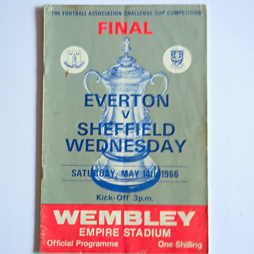 Cup final programme everton - cup,