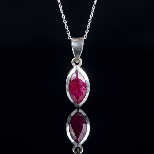 Sterling silver 925 marquise - silver,