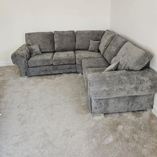 Brand New Luxury Verona Corner Sofa | Grey | 2c2. | FREE DELIVERY! 