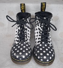 Dr Martens Brooklee Polka Dot Boots Infants UK Size 7
