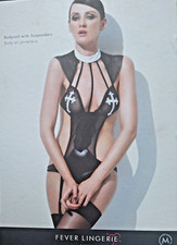 Nun Role Play Outfit Size 8 10 or 12 14 Sexy Womens Costume Suspender Bodysuit