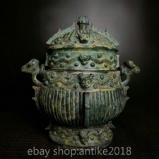 15.2" Old Chinese Bronze Ware
