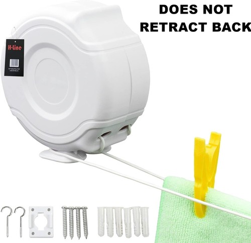 Unretractable 26m clothes reel - clothes,