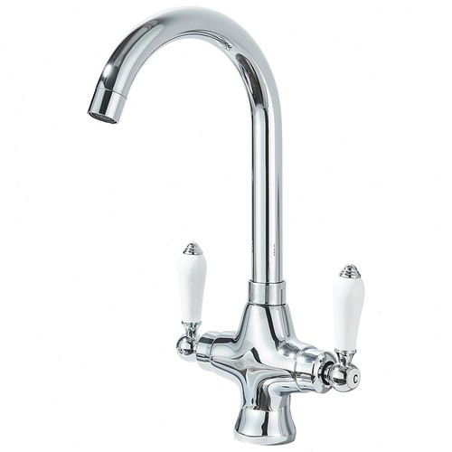 Kitchen sink mixer tap - sink, with