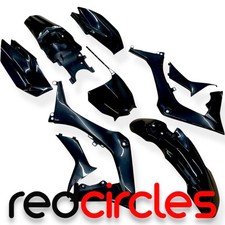 BLACK HONDA CRF110F 110cc PIT BIKE PLASTICS & MUDGUARD SET 2019 CRF110 ONWARD
