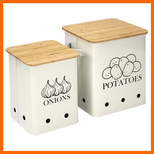 Potato onion storage bin - potato,