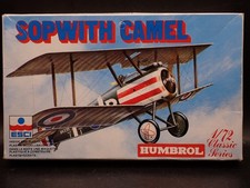 Esci 1/72 Scale Model Aircraft Kit 9020 Classic Series Sopwith Camel (K100)
