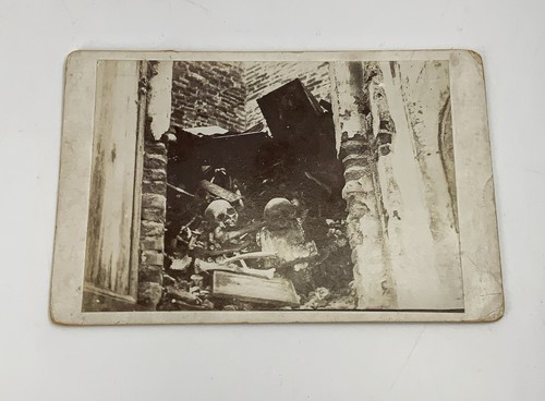 Unusual antique cabinet card