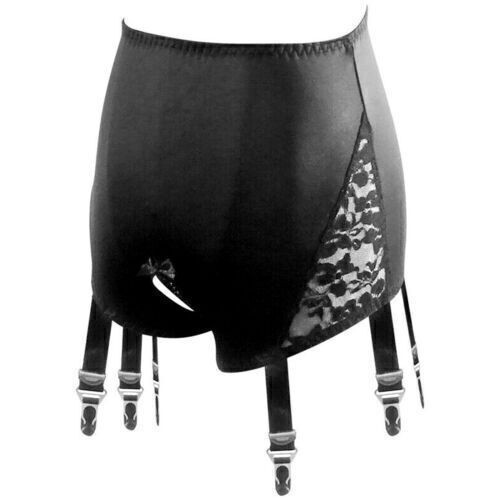 Open crotch high waist - high, garter