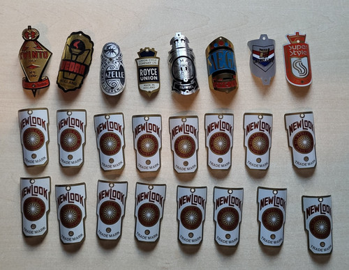Vintage bicycle head badges - vintage,