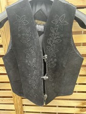 Rare Clothing Co  Suede Leather Vest Size M Boho Hippy Festival Vibe