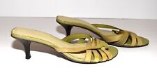 Nine West Beige Lime Green