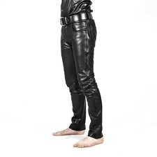 Men's Leather Party Pants Slim