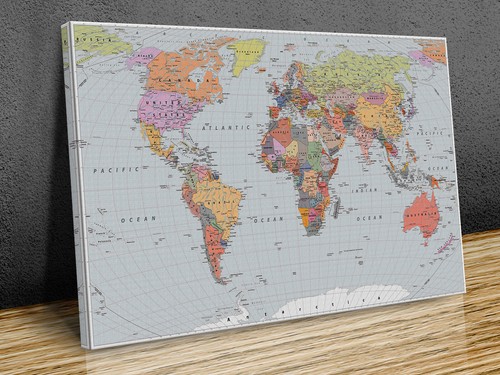 Classic world map - classic,