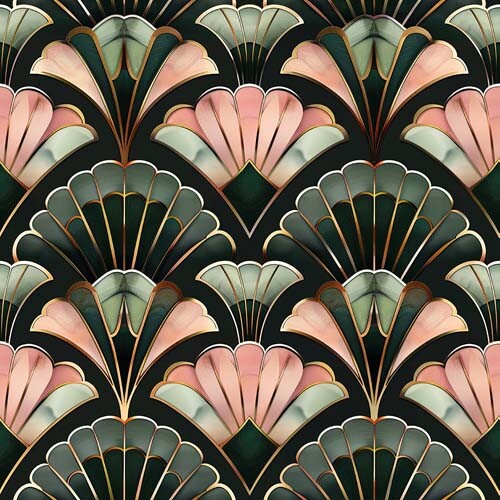 20x green pink pastel art - 20x,