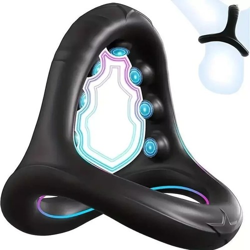 Silicone dual cock ring - dual,