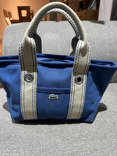 Lacoste small canvas handbag - canvas,