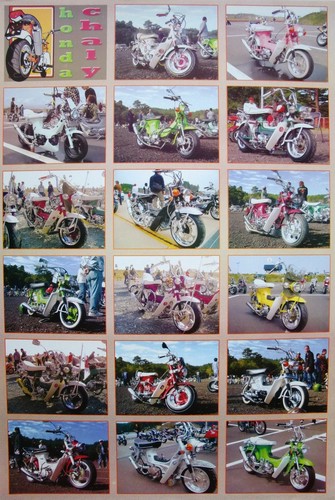 Honda motorcycles poster - honda,