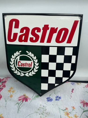 Castrol gtx motor oil enamel - castrol,