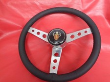 Mini Classic Springall Steering Wheel 1960s With Mk 1 Alloy Centre @ New Leather