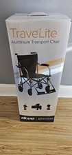 Drive Devilbiss TraveLite Lightweight Aluminium Folding Chair - Gunmetal Grey