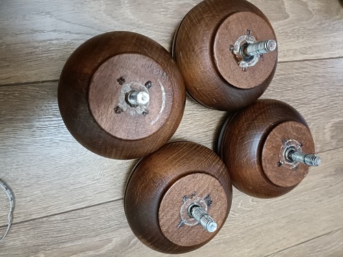 Salvage set walnut bun - of, 4