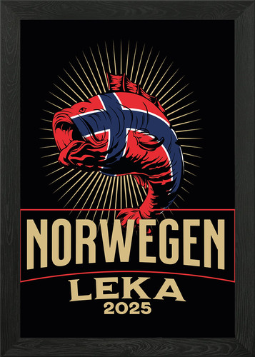 Norwegen leka 2025 framed wall - framed,