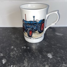 Vintage Fordson Standard Tractor Mug Fine bone China. Ideal gift 