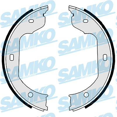 New brake shoe set parking - new,