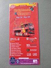 Glasgow, Scotland - City Sightseeing Bus Hop On Hop Off - Summer 2016 Leaflet 