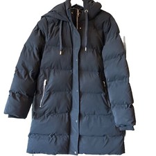 Zara Padded Black Coat XL