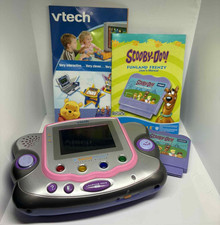 Vtech VSMILE Pocket Handheld Game Console & 1 x Game Cartridge - Working
