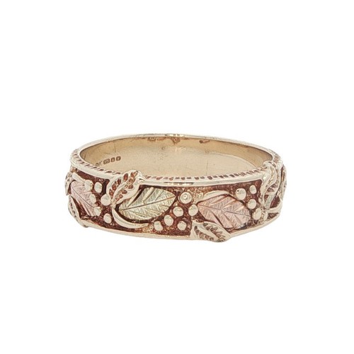 Vintage black hills gold grape - gold,