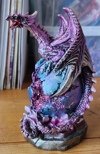 Nemesis now purple dragon with - nemesis,