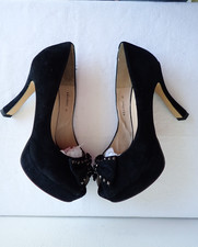 Bellissimo Black Suede Leather